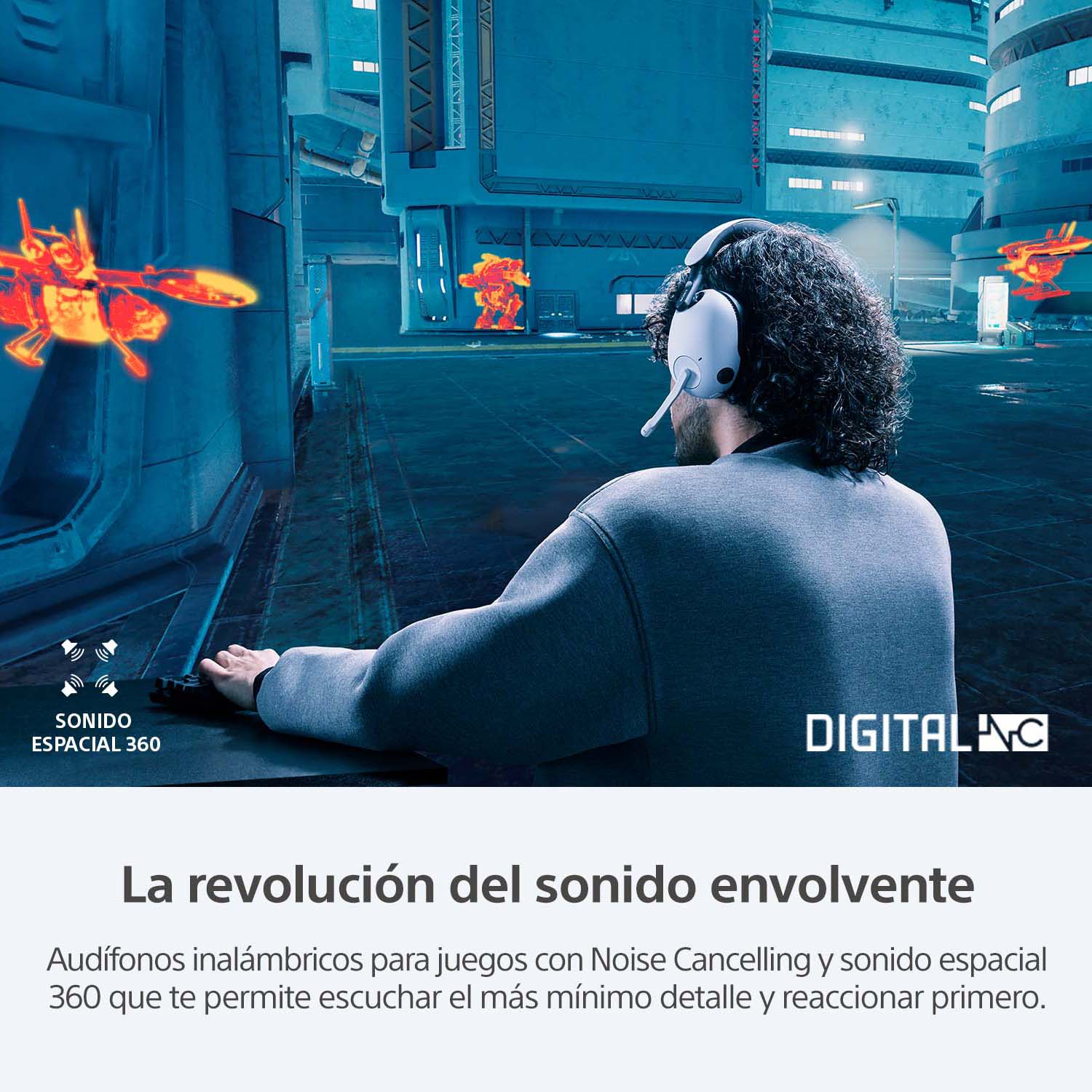 AUDÍFONOS INALÁMBRICOS NOISE CANCELLING WH-G900N INZONE H9 - 2