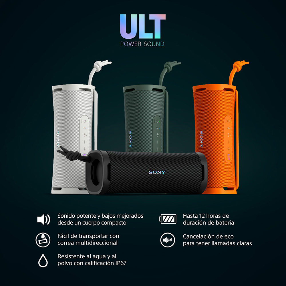 SONY PARLANTE BLUETOOTH SRS-ULT10 PORTÁTIL ULT FIELD 1 - 2