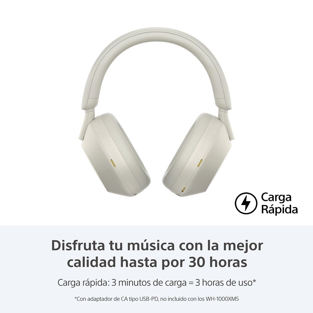 AUDÍFONOS NOISE CANCELLING CON BLUETOOTH WH-1000XM5 - 5