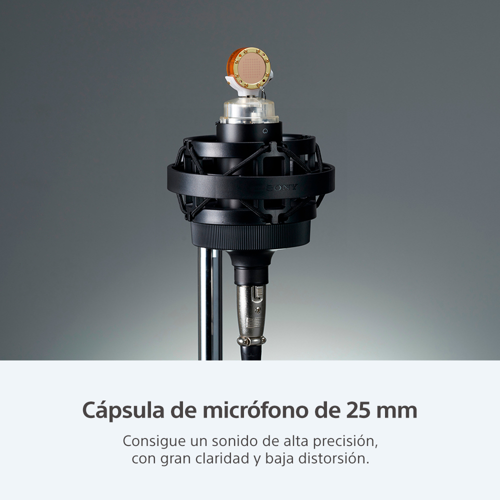 SONY MICRÓFONO CONDENSADOR UNIDIRECCIONAL DE ESTUDIO C-80 - 5