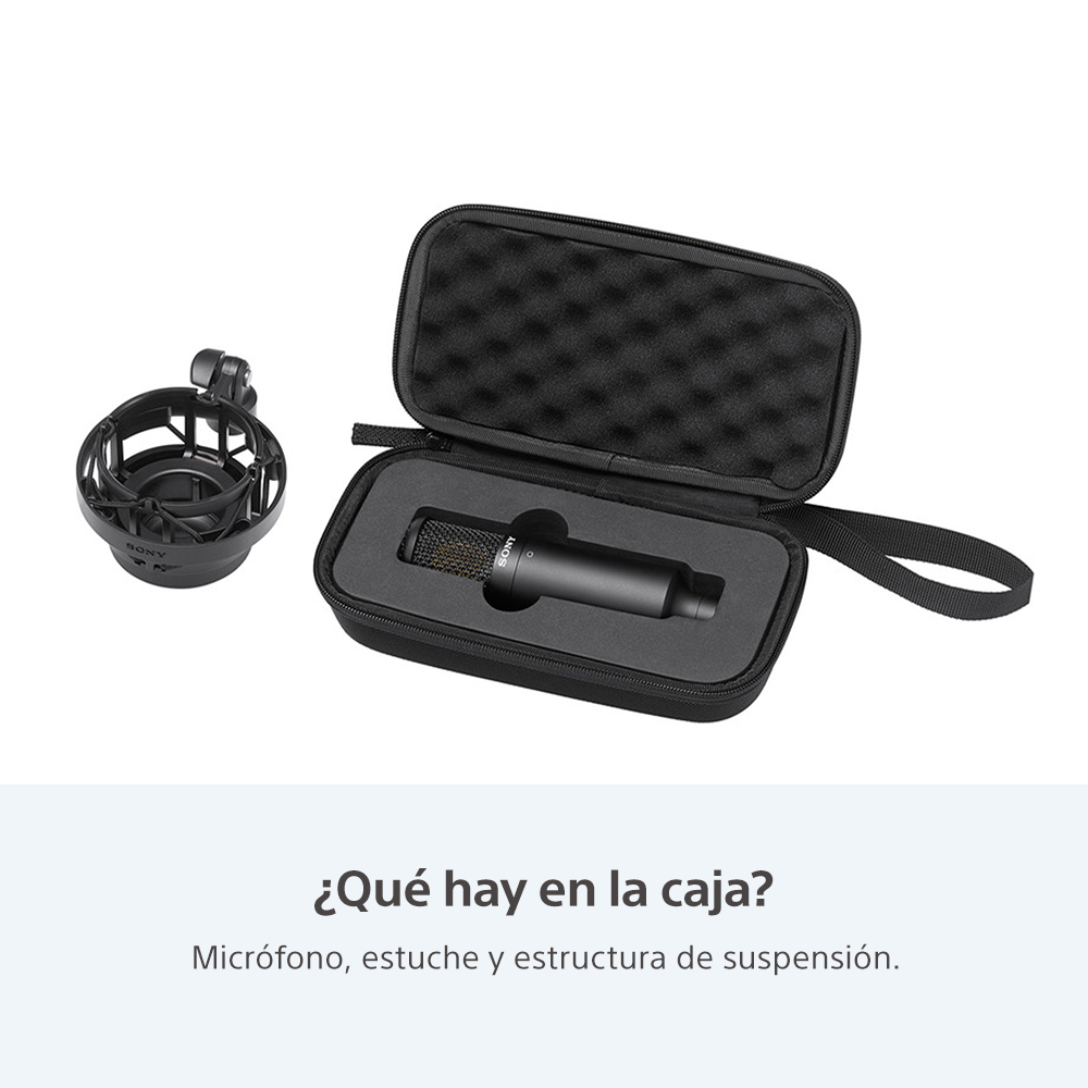 SONY MICRÓFONO CONDENSADOR UNIDIRECCIONAL DE ESTUDIO C-80 - 6