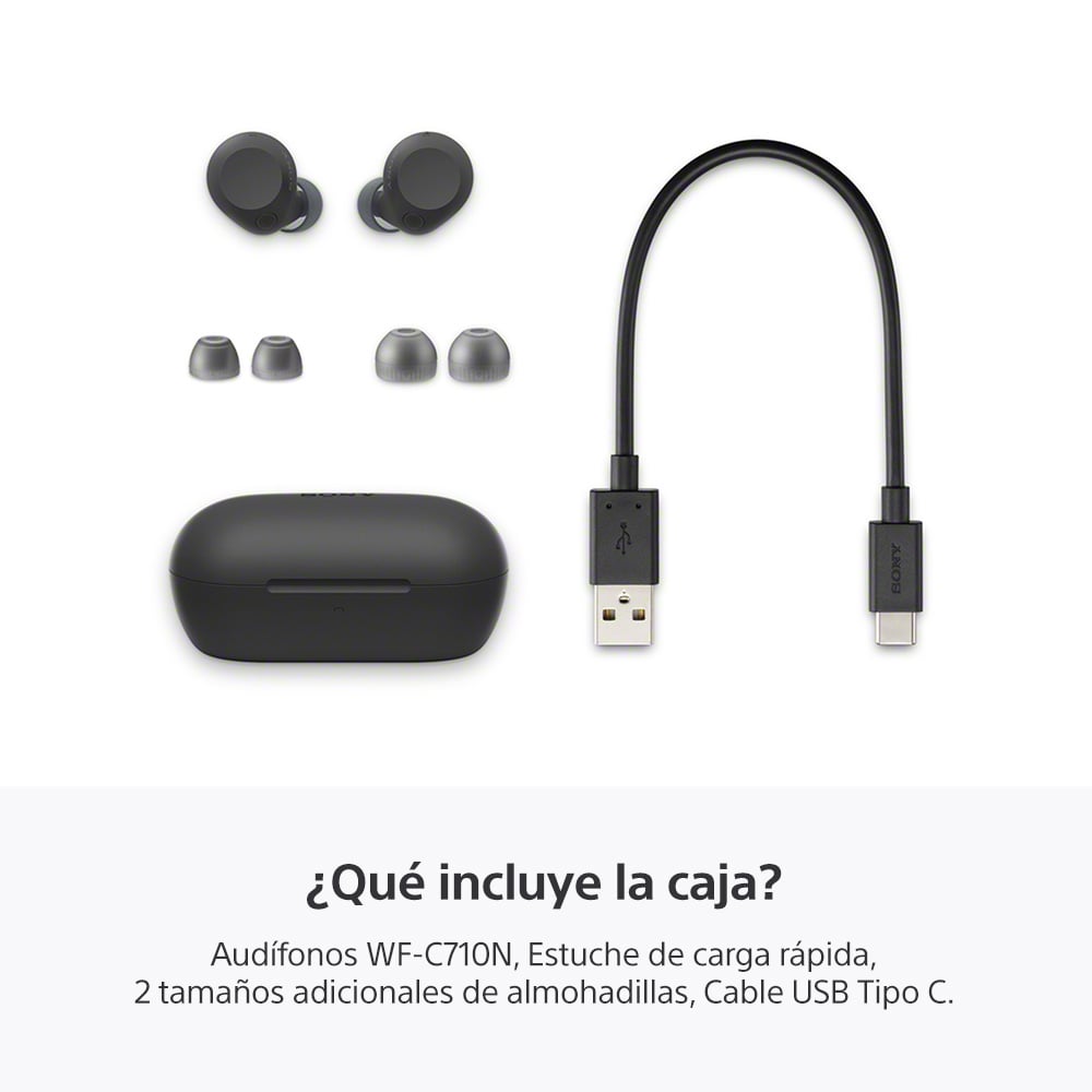 SONY AUDÍFONOS INALÁMBRICOS NOISE CANCELLING IN EAR WF-C710N - 6