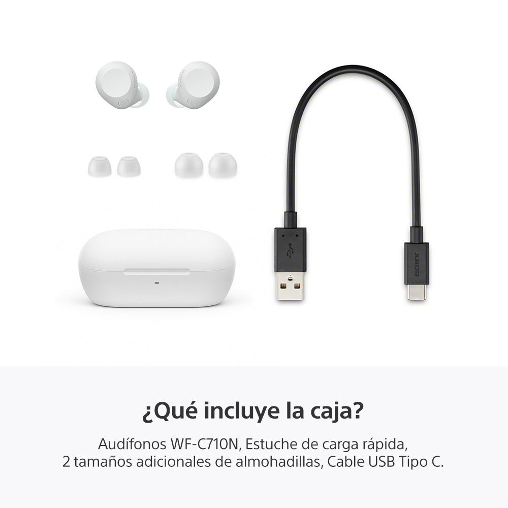 SONY AUDÍFONOS INALÁMBRICOS NOISE CANCELLING IN EAR WF-C710N - 6