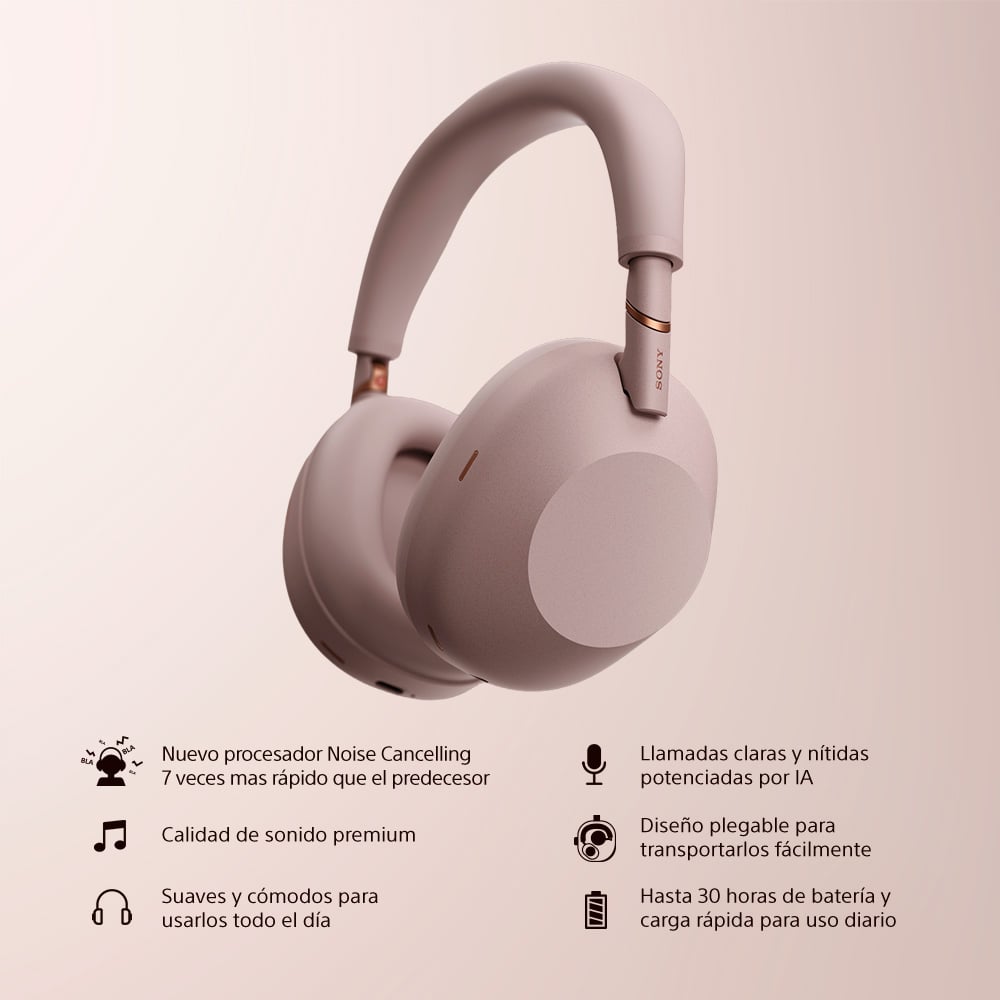 SONY AUDÍFONOS INALÁMBRICOS NOISE CANCELLING WH-1000XM6 VERDE - 4