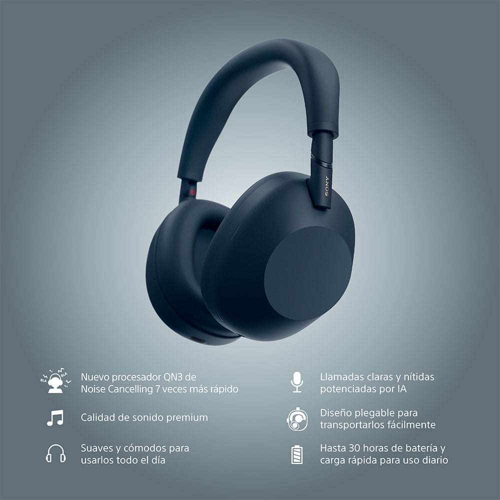SONY AUDÍFONOS INALÁMBRICOS NOISE CANCELLING WH-1000XM6 VERDE - 3