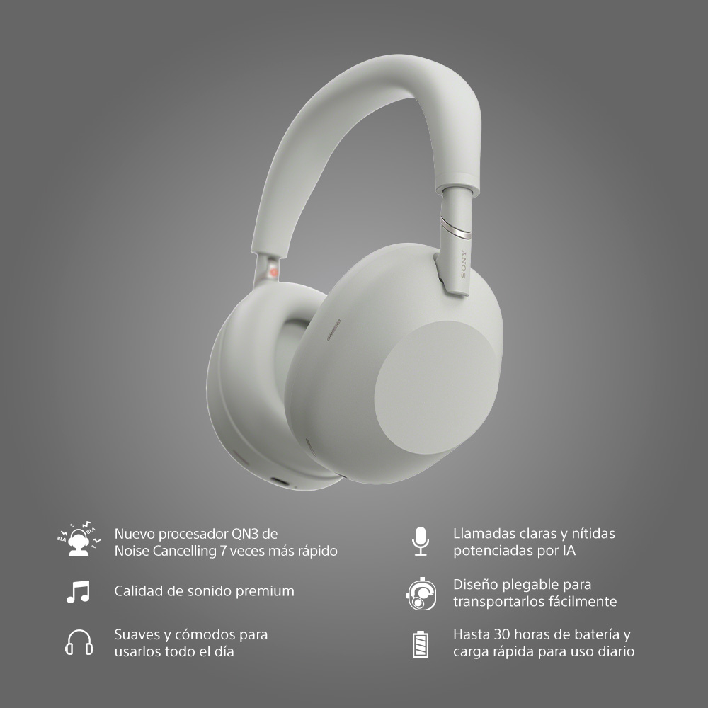 SONY AUDÍFONOS INALÁMBRICOS NOISE CANCELLING WH-1000XM6 VERDE - 3