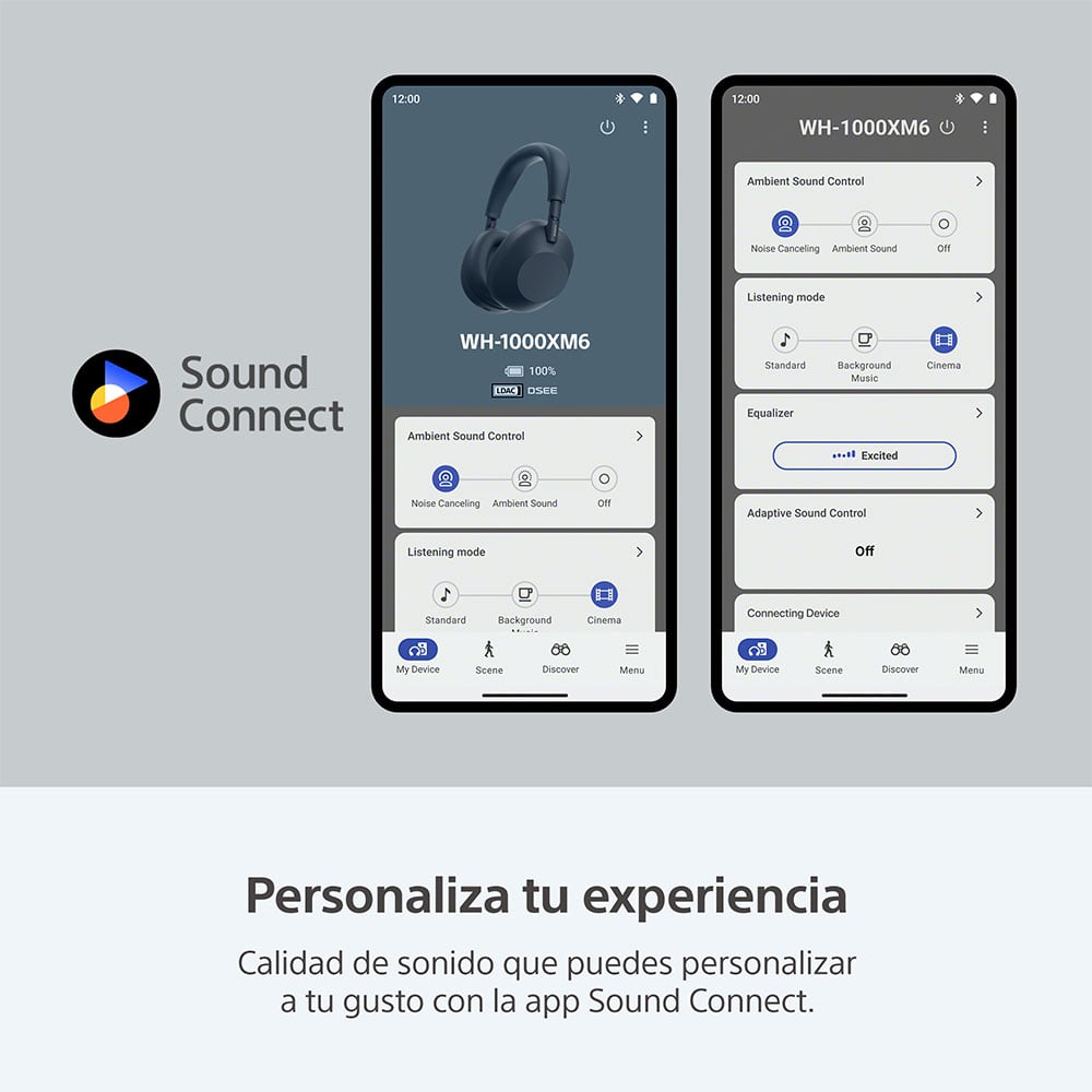 SONY AUDÍFONOS INALÁMBRICOS NOISE CANCELLING WH-1000XM6 VERDE - 5