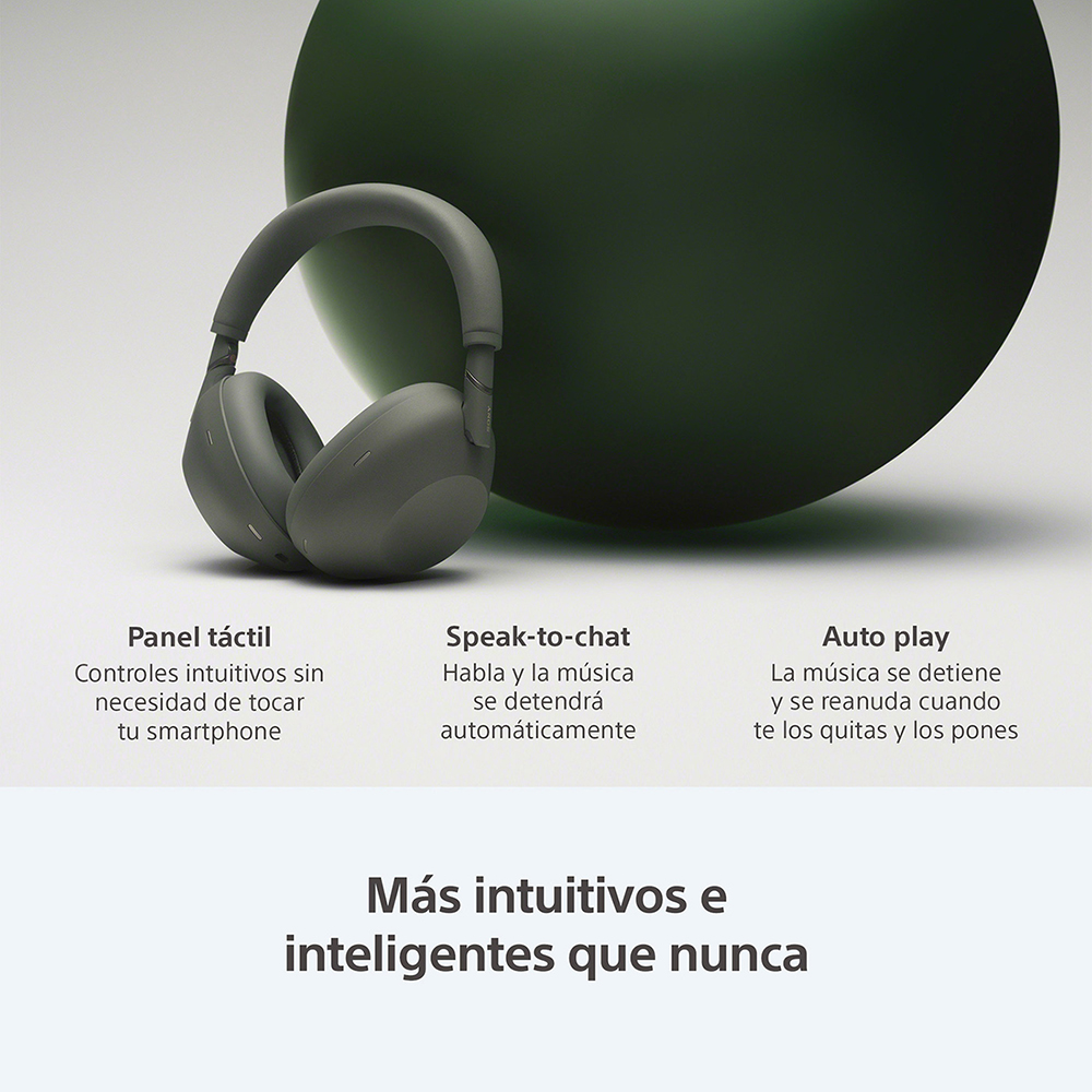 SONY AUDÍFONOS INALÁMBRICOS NOISE CANCELLING WH-1000XM6 VERDE - 9
