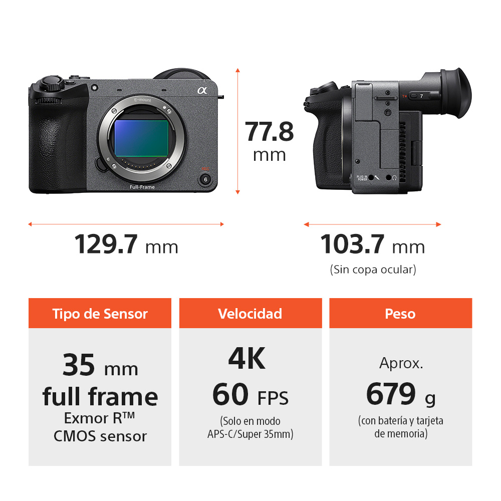 SONY CÁMARA FX2 CINEMA LINE FULL-FRAME - 7