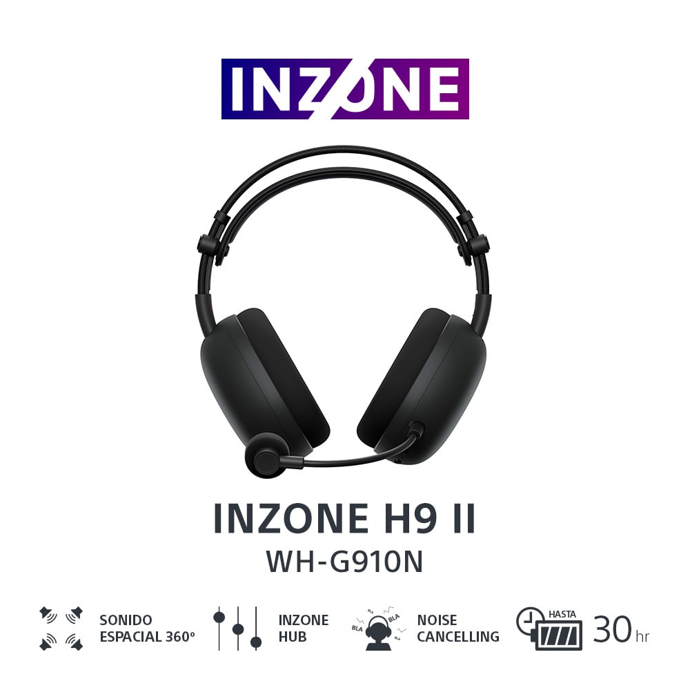 SONY AUDÍFONOS INALÁMBRICOS INZONE H9 II CON NC Y MICROFONO - 1