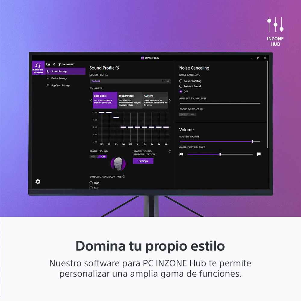 SONY AUDÍFONOS INALÁMBRICOS INZONE H9 II CON NC Y MICROFONO - 8