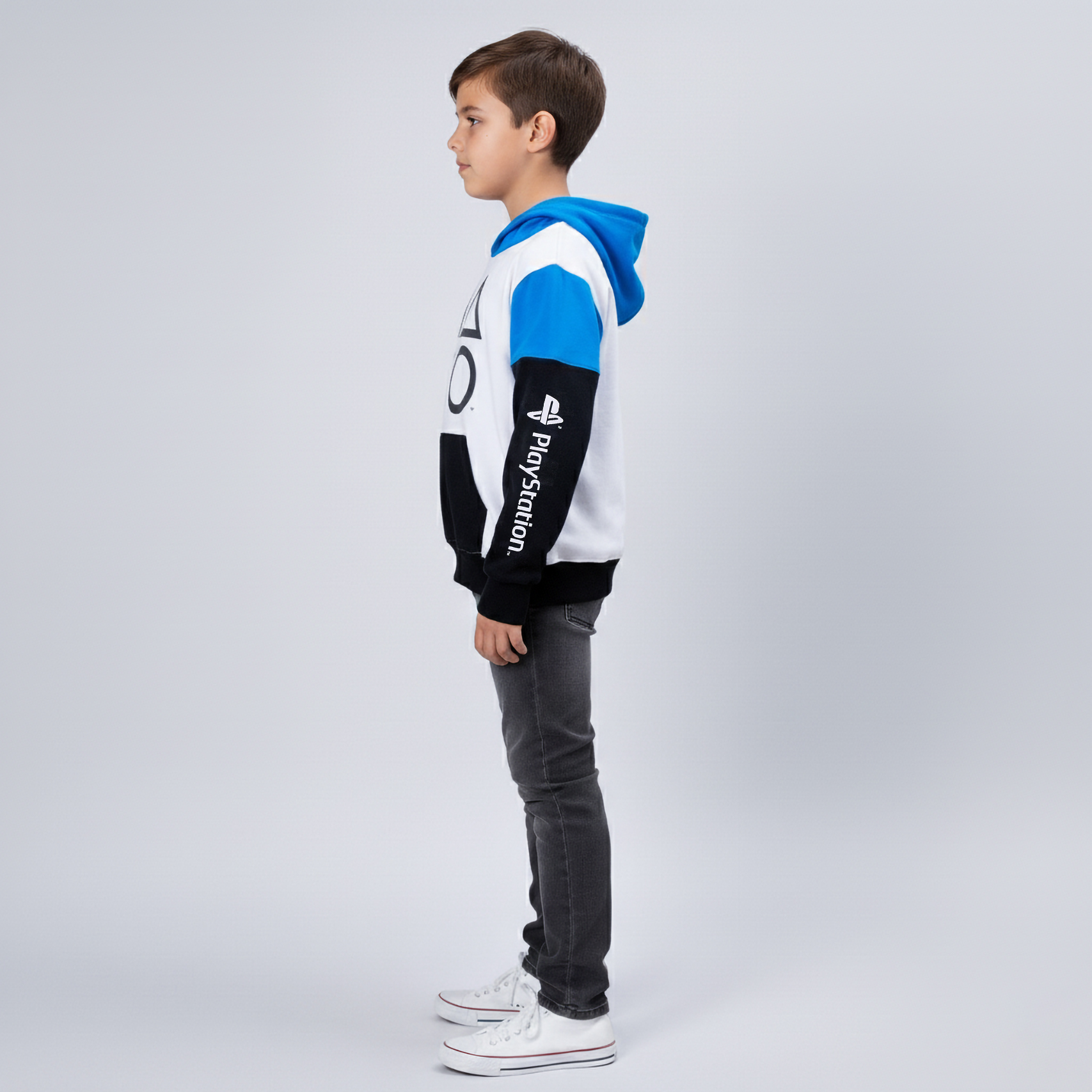 SONY POLERA INFANTIL OFICIAL PLAY BOTONES TRICOLOR T: 14 - 2