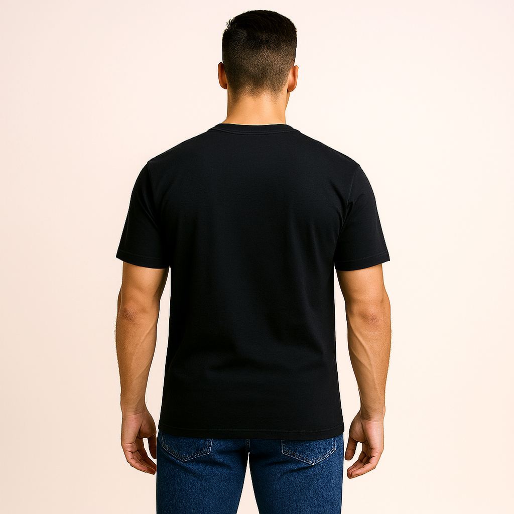 POLO OFICIAL PLAYSTATION BOTONES 3D NEGRO - 2