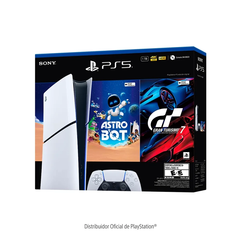 PS5 CONSOLA DIGITAL SLIM ASTRO BOT + GT 7 BUNDLE - 4