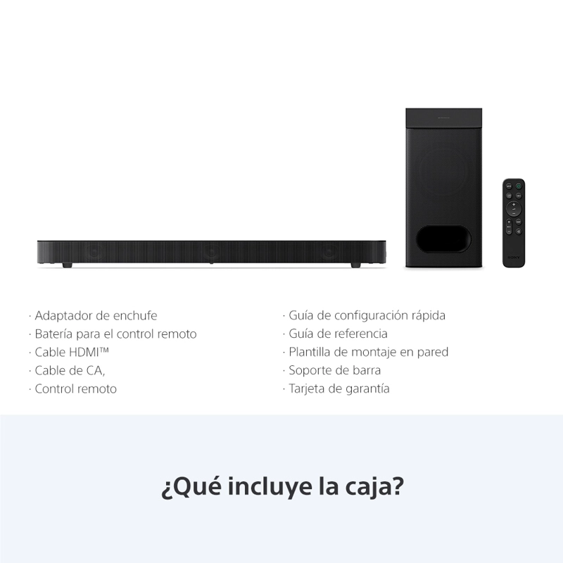 SONY BRAVIA THEATER BAR HT-B600 3.1.2 CON SUBWOOFER WIRELESS - 8
