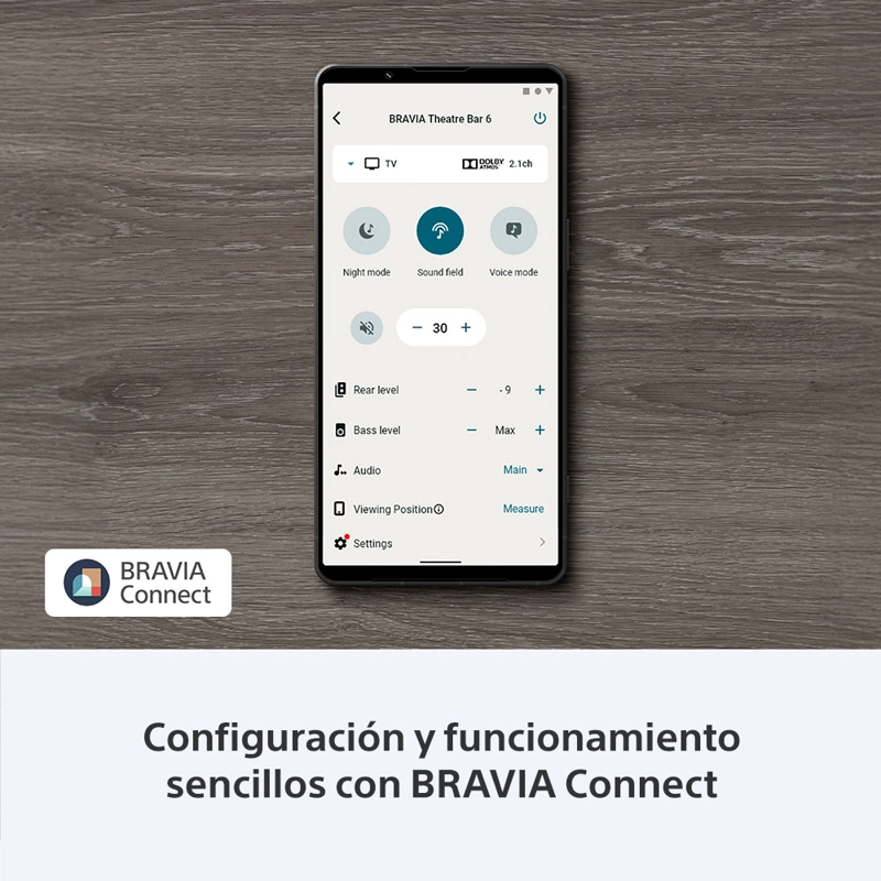 SONY BRAVIA THEATER BAR HT-B600 3.1.2 CON SUBWOOFER WIRELESS - 9