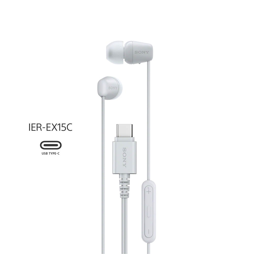 SONY AUDÍFONOS IN-EAR CON CABLE USB-C Y MICROFONO IER-EX15C - 2
