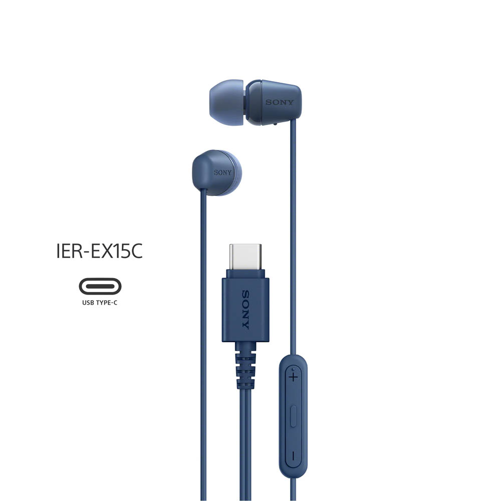 SONY AUDÍFONOS IN-EAR CON CABLE USB-C Y MICROFONO IER-EX15C - 2