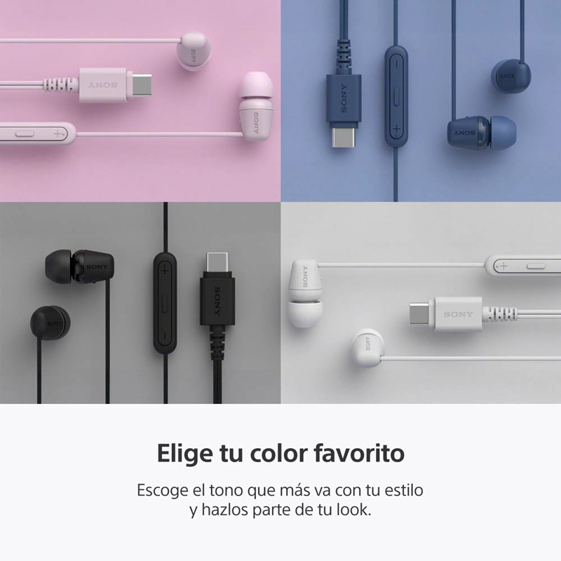 SONY AUDÍFONOS IN-EAR CON CABLE USB-C Y MICROFONO IER-EX15C - 10