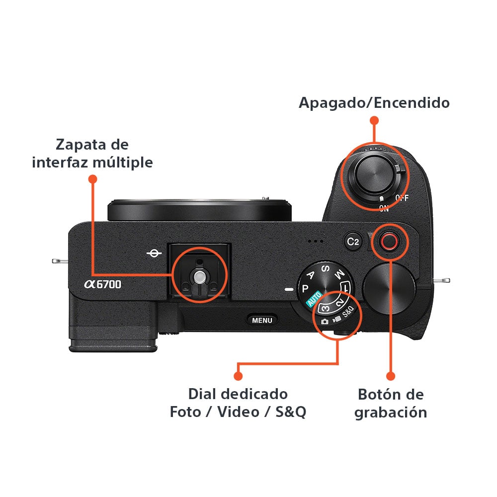 SONY ALPHA CÁMARA PROFESIONAL ILCE-6700K - 7
