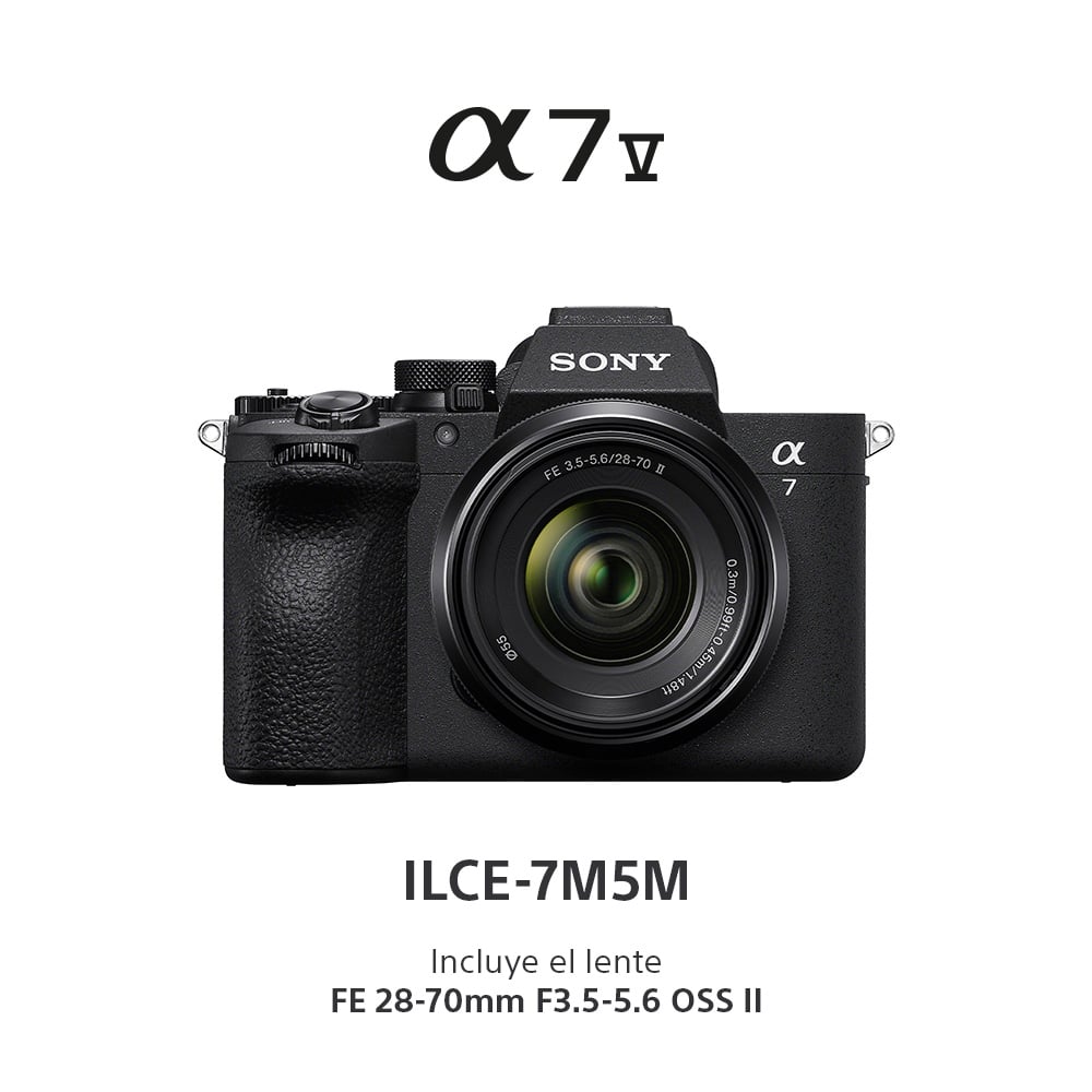 SONY CÁMARA ALPHA ILCE-7M5M FULL FRAME CON LENTE 28-70MM II - 1