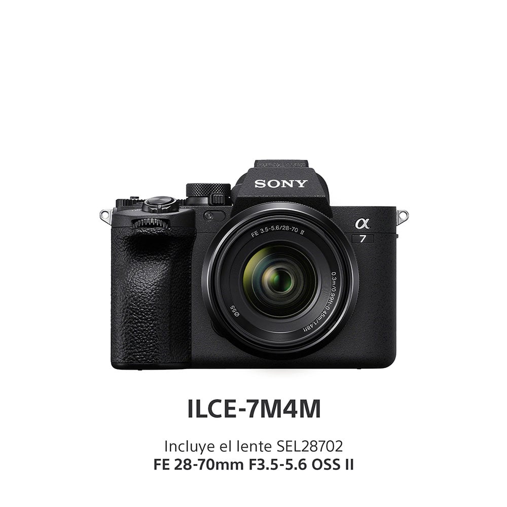 SONY CÁMARA ALPHA ILCE-7M4M FULL FRAME CON LENTE 28-70MM II - 3