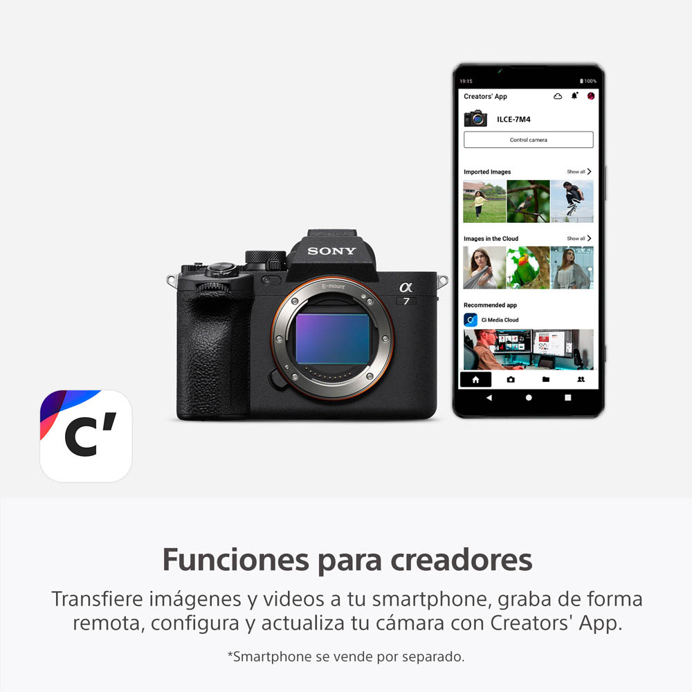 SONY CÁMARA ALPHA ILCE-7M4M FULL FRAME CON LENTE 28-70MM II - 10