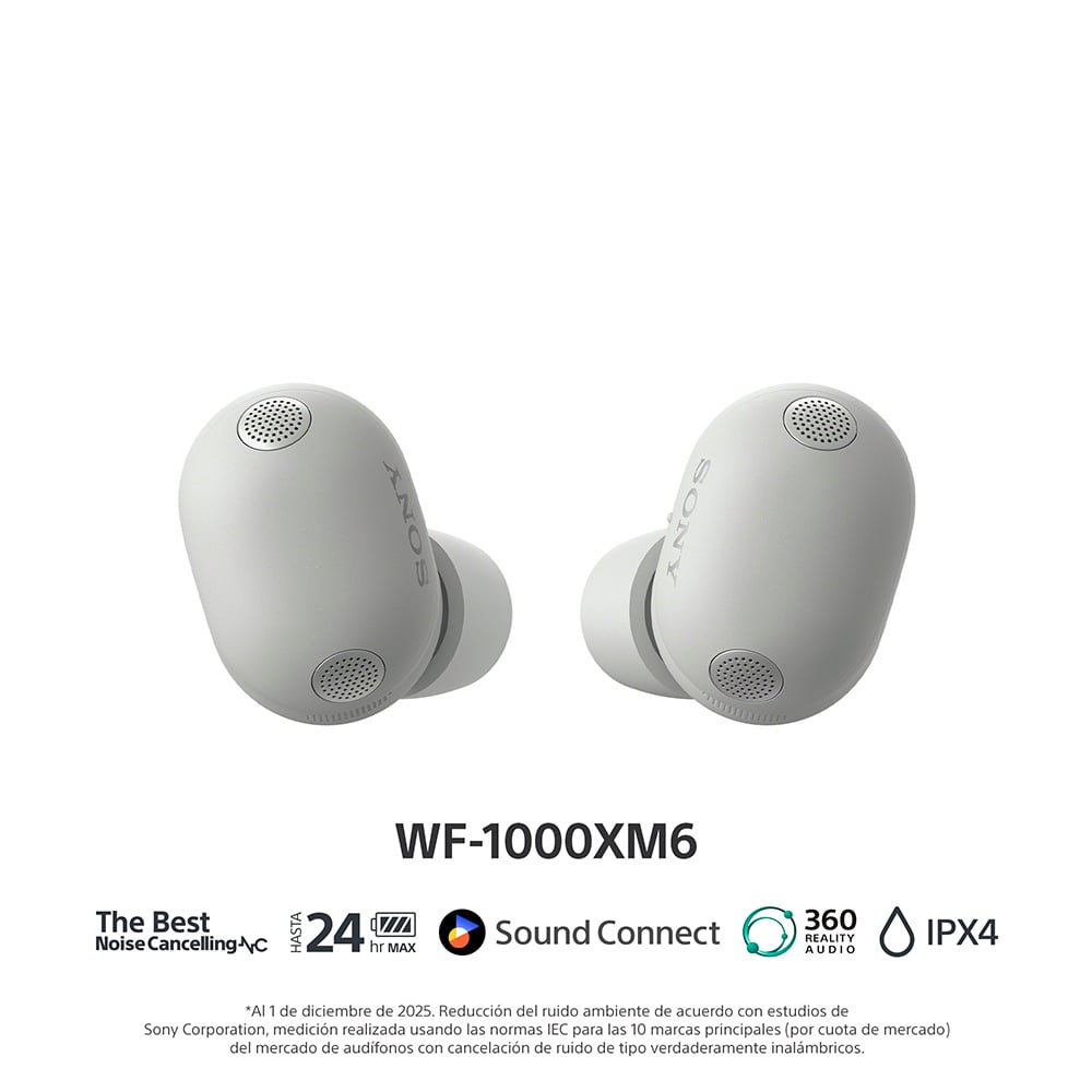 SONY AUDÍFONOS INALÁMBRICOS NOISE CANCELLING WF-1000XM6 - 3