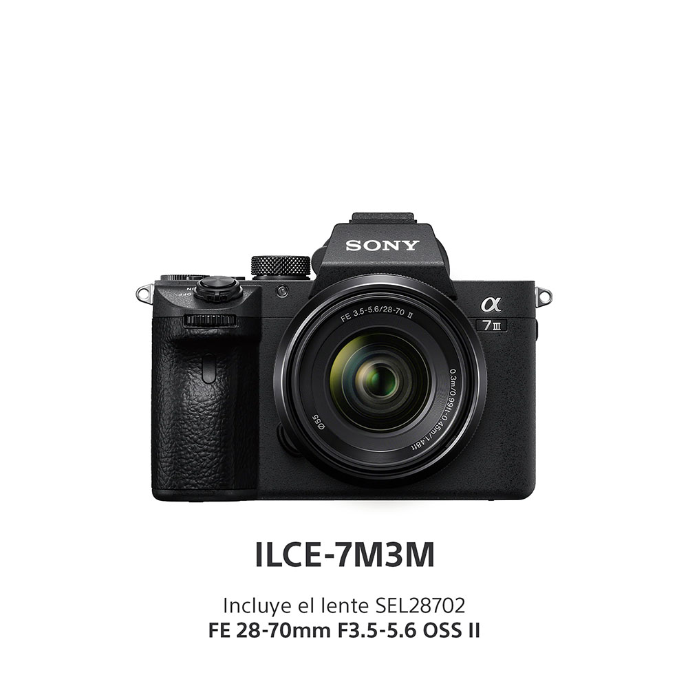 SONY CÁMARA ALPHA ILCE-7M3M FULL FRAME CON LENTE 28-70 MM II - 2