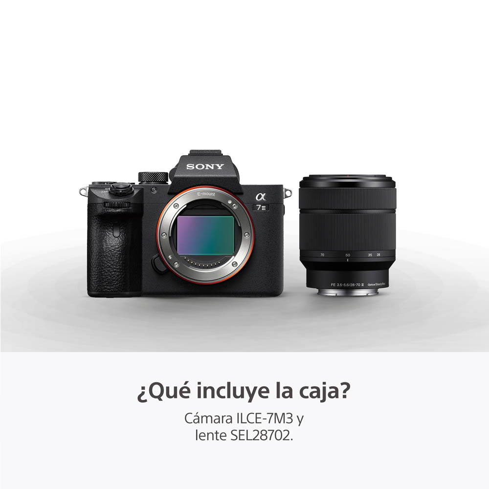 SONY CÁMARA ALPHA ILCE-7M3M FULL FRAME CON LENTE 28-70 MM II - 9
