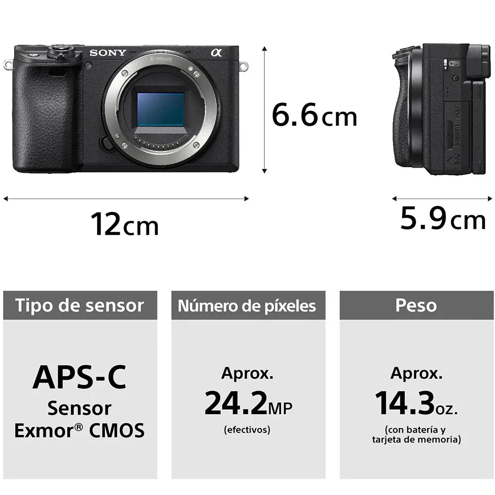 SONY CÁMARA ALPHA ILCE-6400M + MALETÍN LCS-U21 DE REGALO - 2