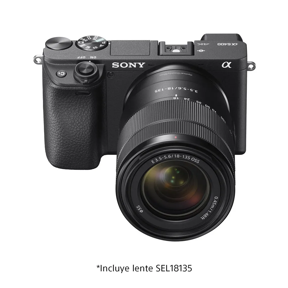 SONY CÁMARA ALPHA ILCE-6400M + MALETÍN LCS-U21 DE REGALO - 3