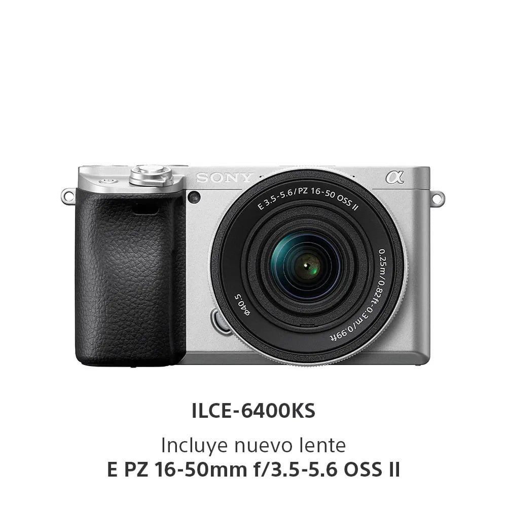 SONY CÁMARA ALPHA ILCE-6400K MIRRORLESS CON LENTE 16-50MM II - 2
