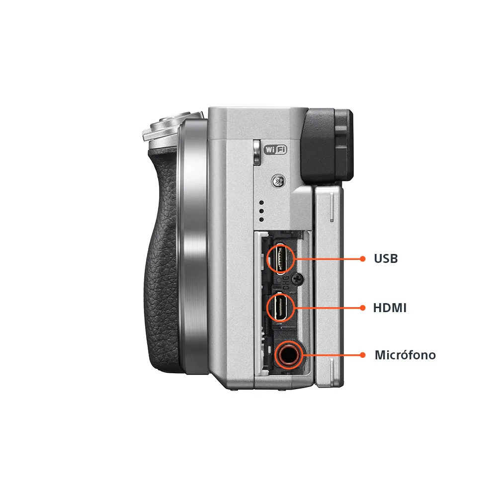 SONY CÁMARA ALPHA ILCE-6400K MIRRORLESS CON LENTE 16-50MM II - 5
