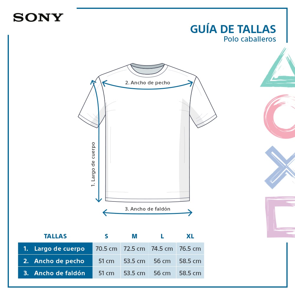 POLO OFICIAL PLAYSTATION PLAYER ONE NEGRO - 3
