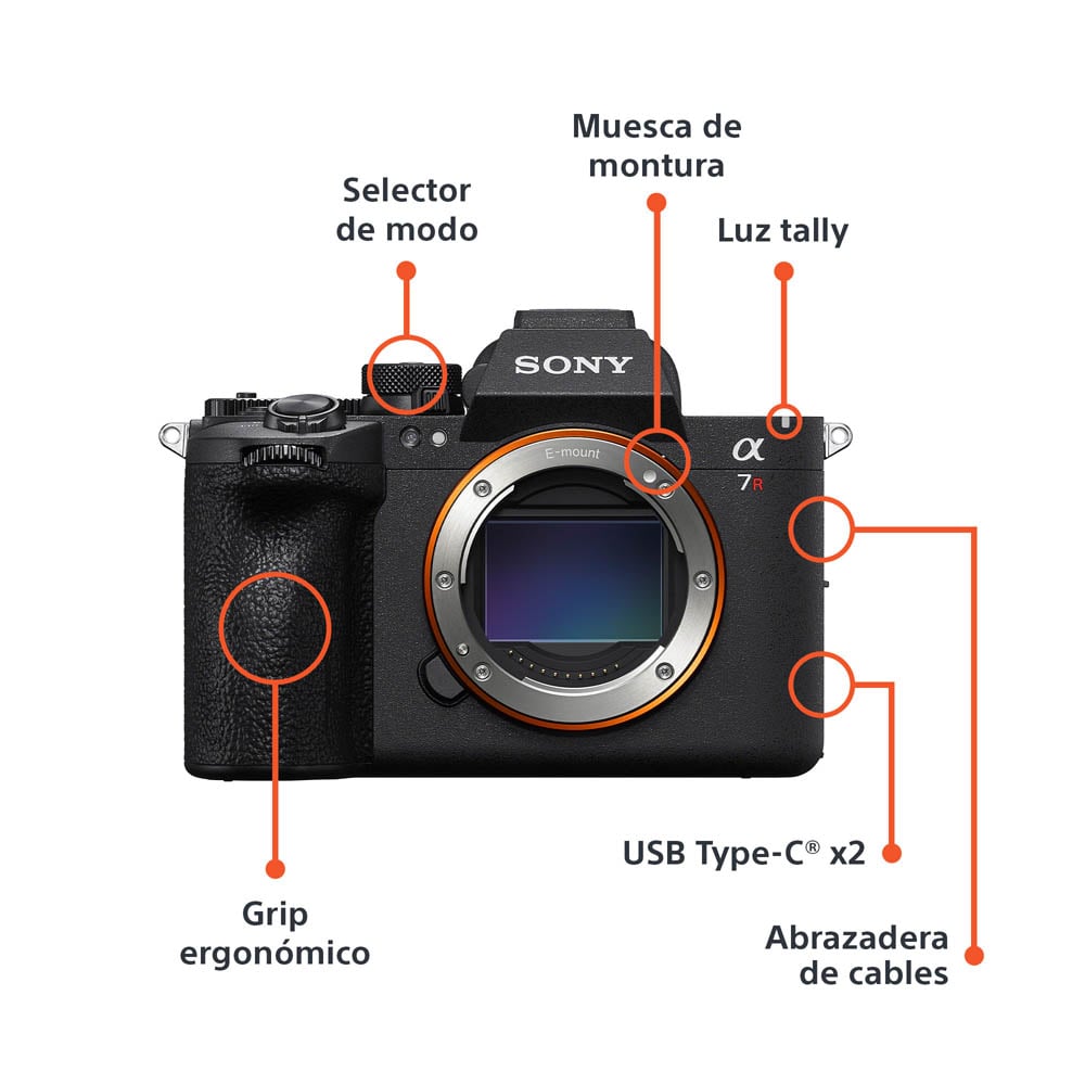 SONY CÁMARA ALPHA ILCE-7RM6 FULL FRAME MIRRORLESS 8K - 4