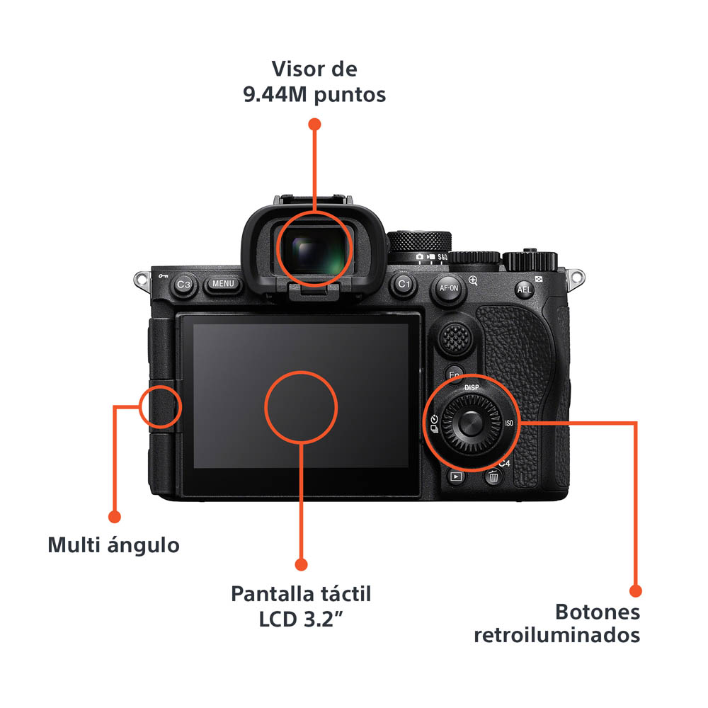 SONY CÁMARA ALPHA ILCE-7RM6 FULL FRAME MIRRORLESS 8K - 5