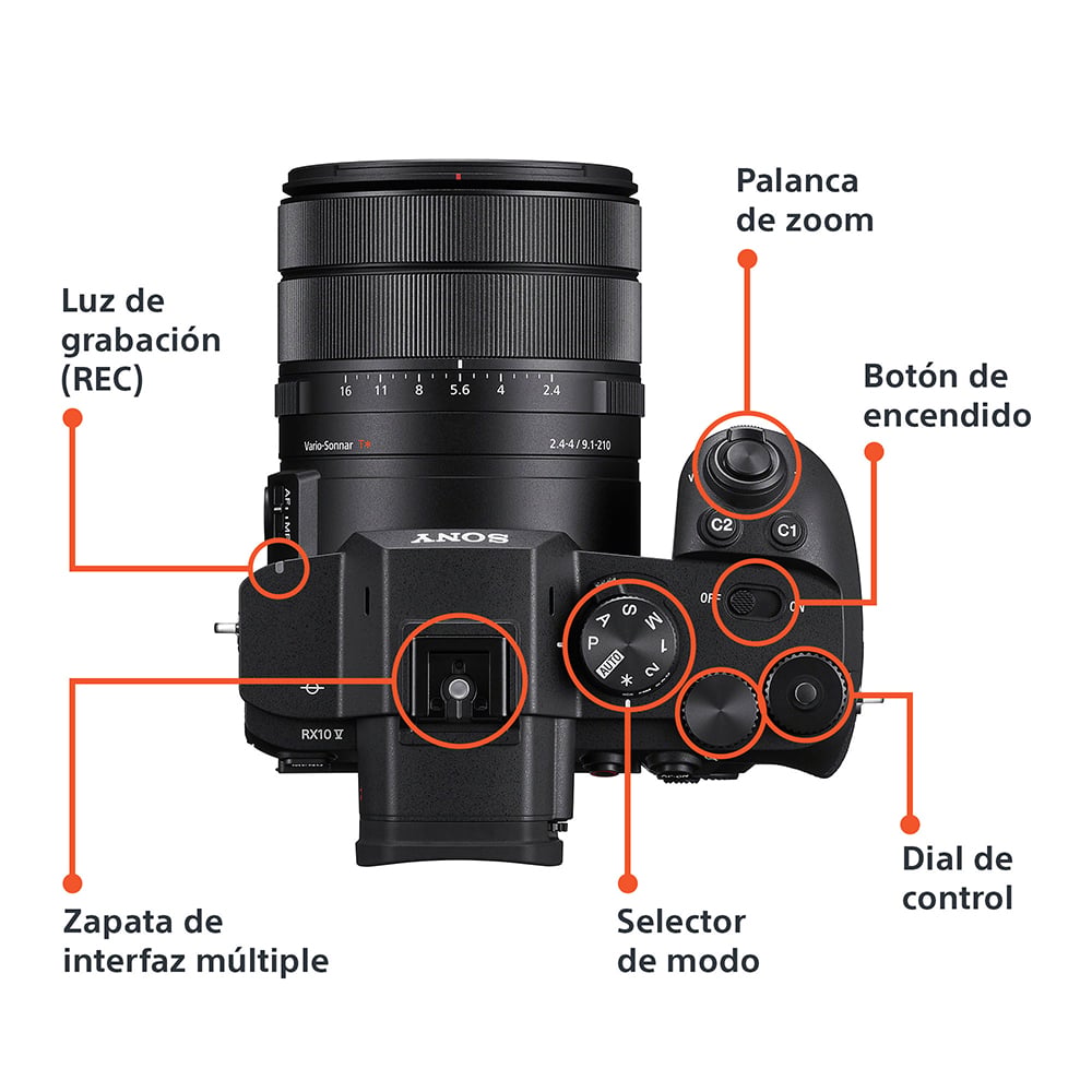 SONY CAMARA COMPACTA DSC-RX10M5 CON LENTE FIJO 24-600MM - 3