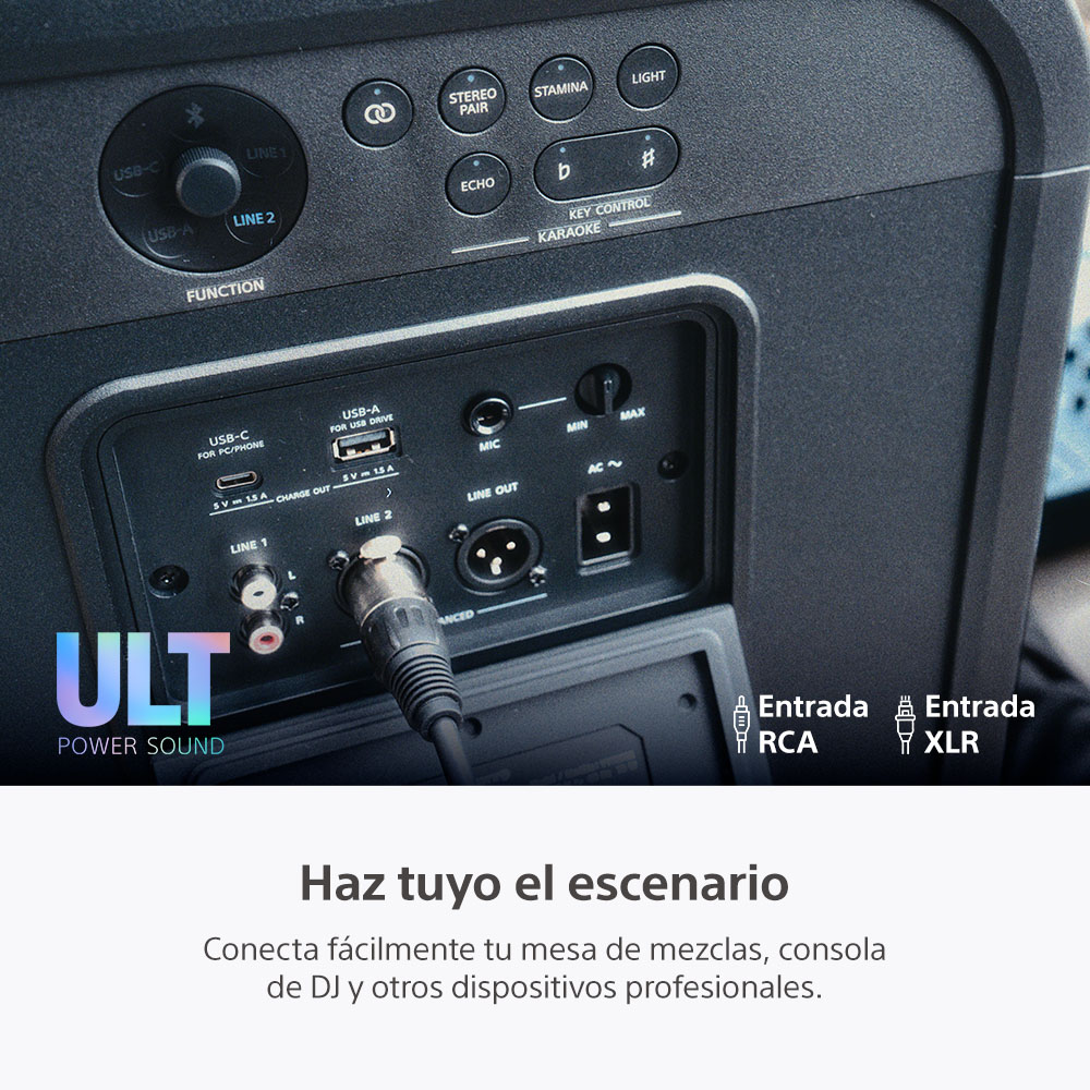 SONY PARLANTE BLUETOOTH SRS-ULT3000 PARA FIESTA ULT TOWER MAX - 5