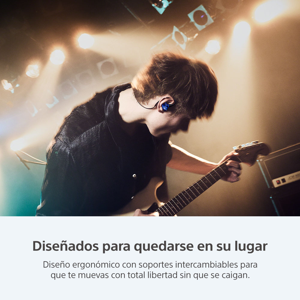 SONY AUDÍFONOS IN-EAR PARA JUEGOS IER-M500 ROJO/AZUL - 4
