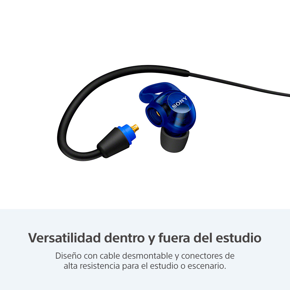 SONY AUDÍFONOS IN-EAR PARA JUEGOS IER-M500 ROJO/AZUL - 9