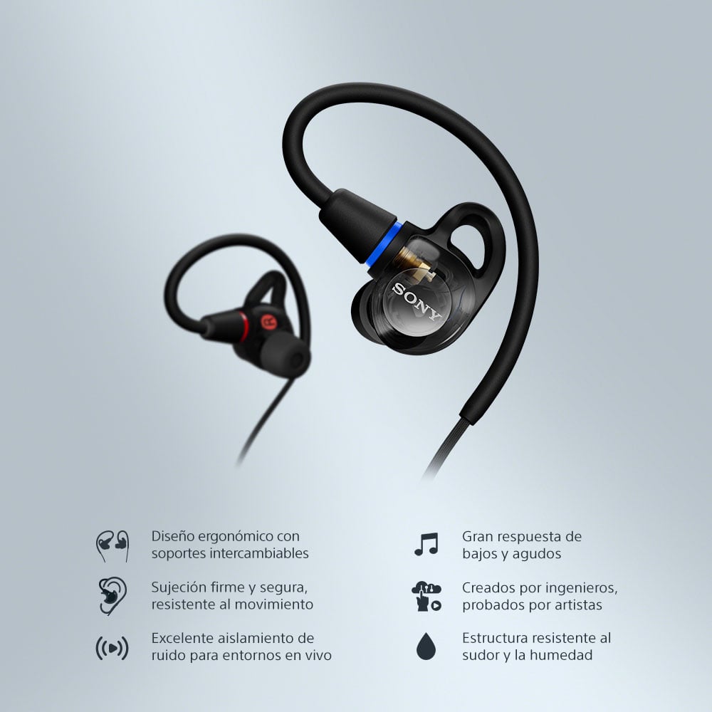 SONY AUDÍFONOS IN-EAR  PARA JUEGOS IER-M500 NEGRO - 3