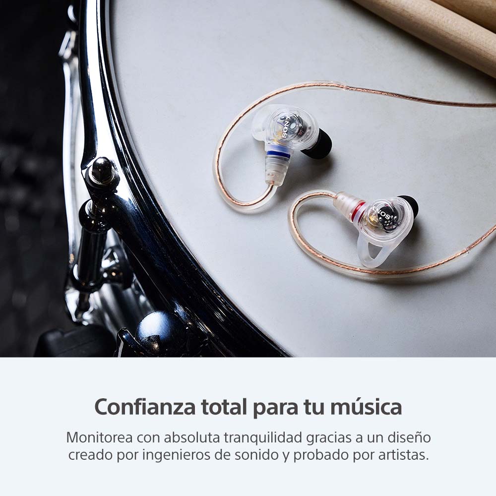 SONY AUDÍFONOS IN-EAR  PARA JUEGOS IER-M500 BLANCO - 7