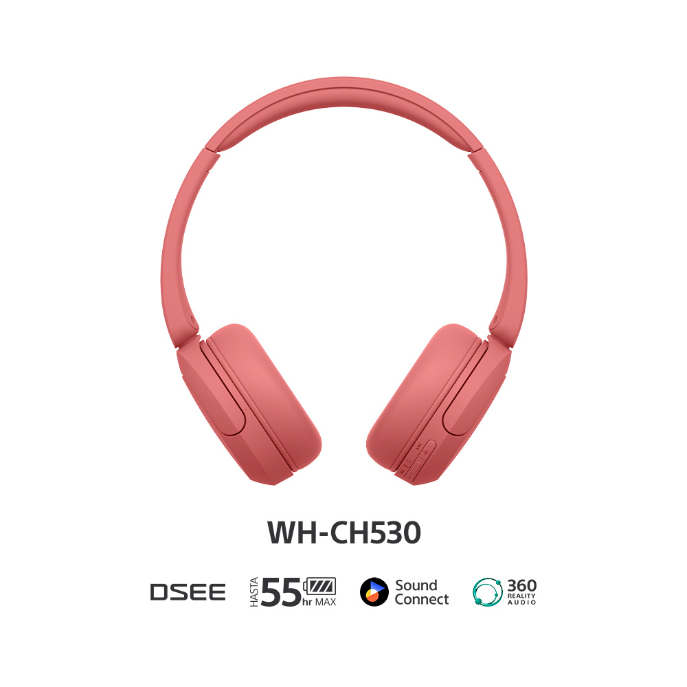SONY AUDÍFONOS INALÁMBRICOS WH-CH530 ROSA - 2