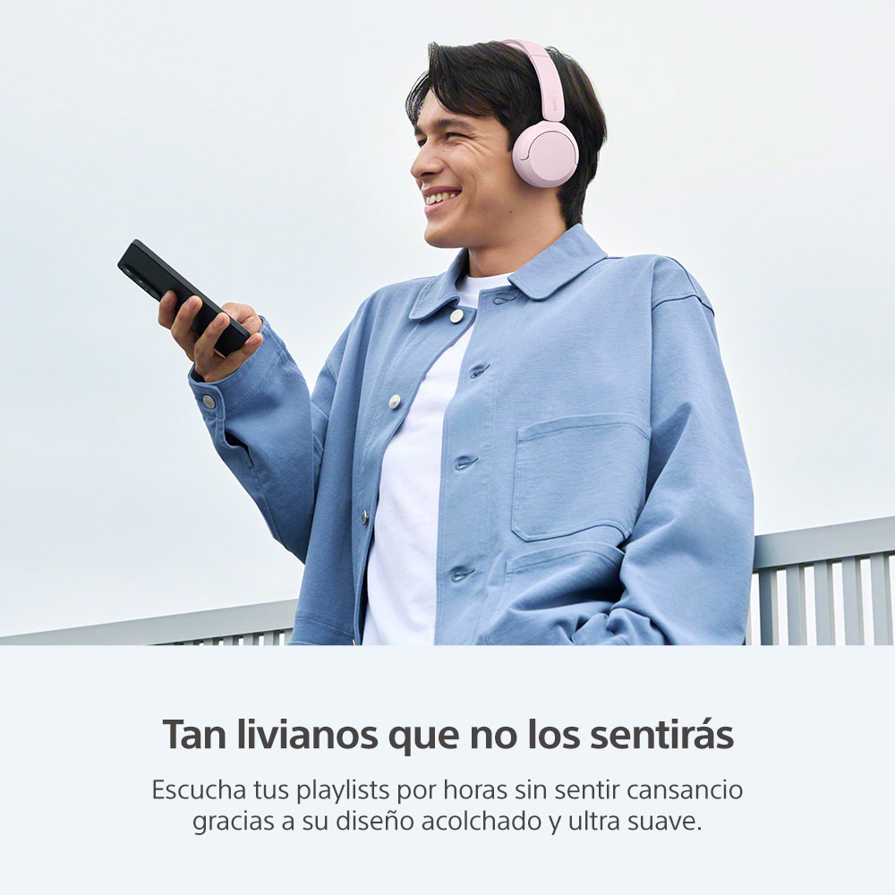 SONY AUDÍFONOS INALÁMBRICOS WH-CH530 ROSA - 5