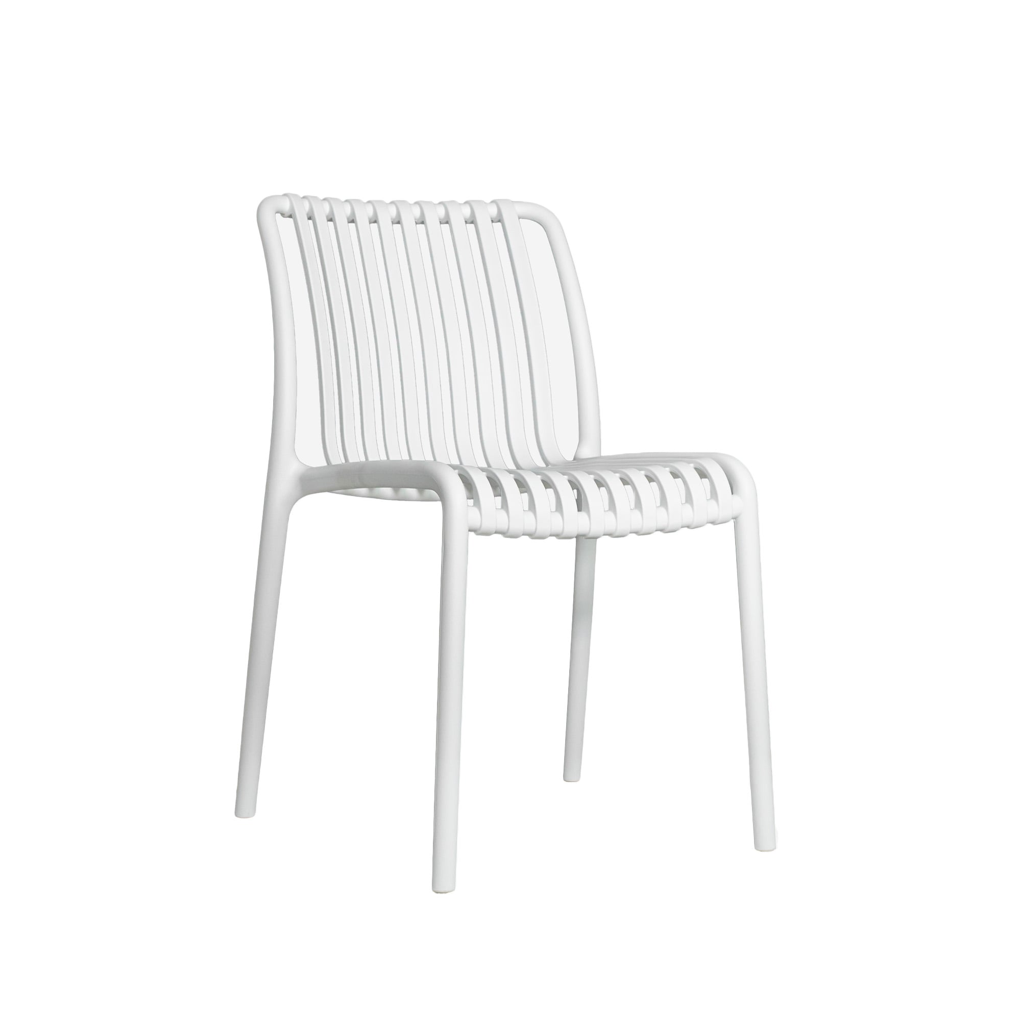 SILLA DE COMEDOR DE PLÁSTICO LAMBITE BLANCO - 1