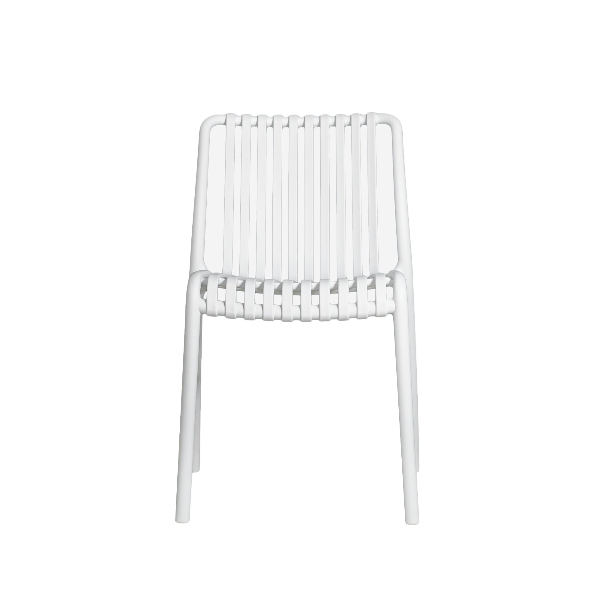 SILLA DE COMEDOR DE PLÁSTICO LAMBITE BLANCO - 2