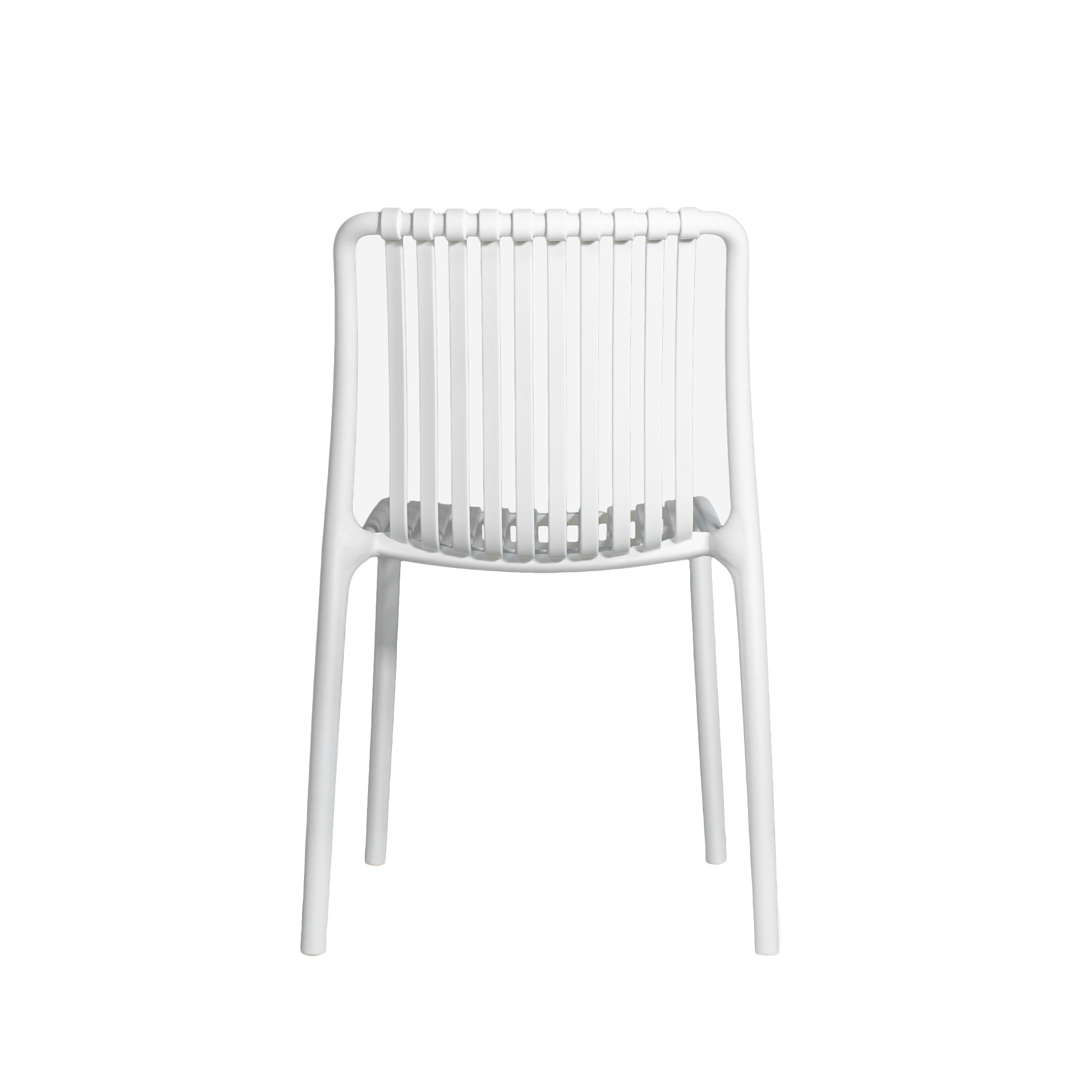 SILLA DE COMEDOR DE PLÁSTICO LAMBITE BLANCO - 4