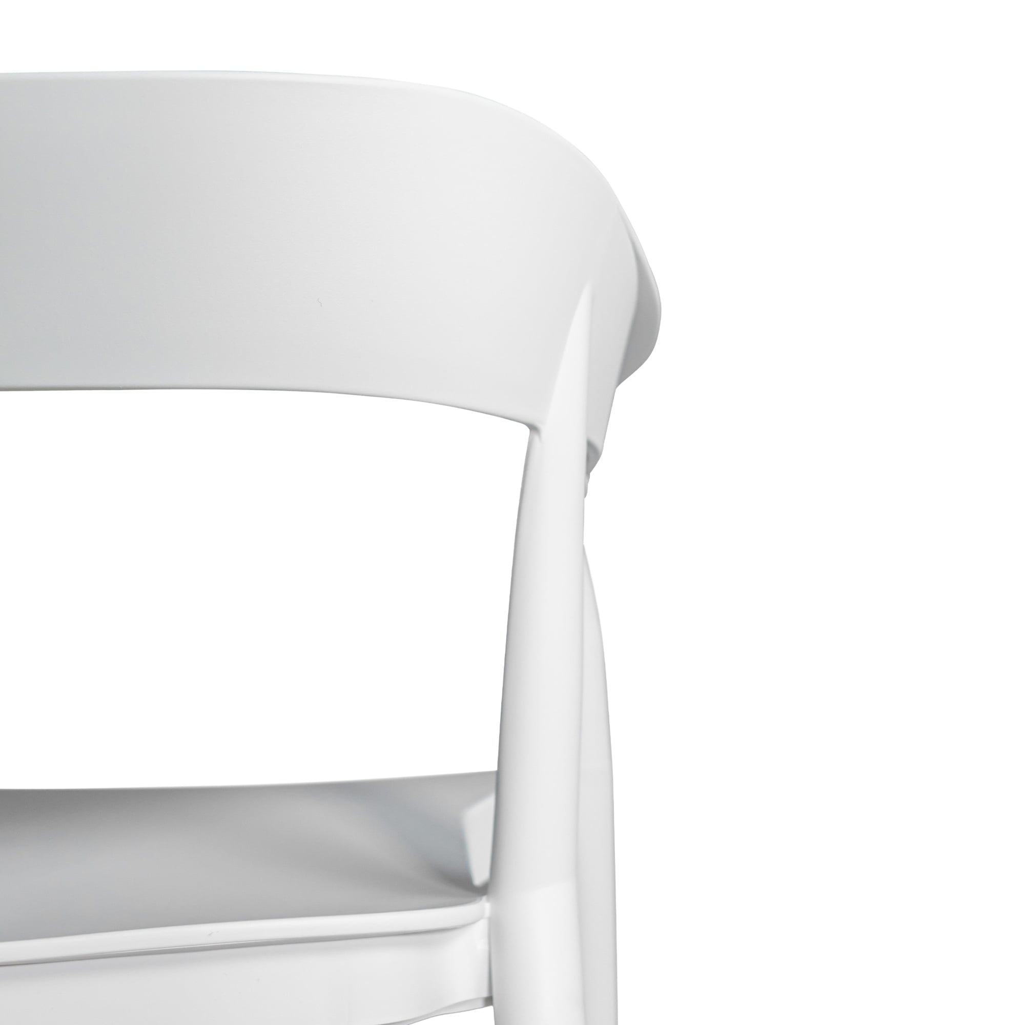 SILLA DE COMEDOR NIHMO TAYRONA DE POLIPROPILENO BLANCO - 4