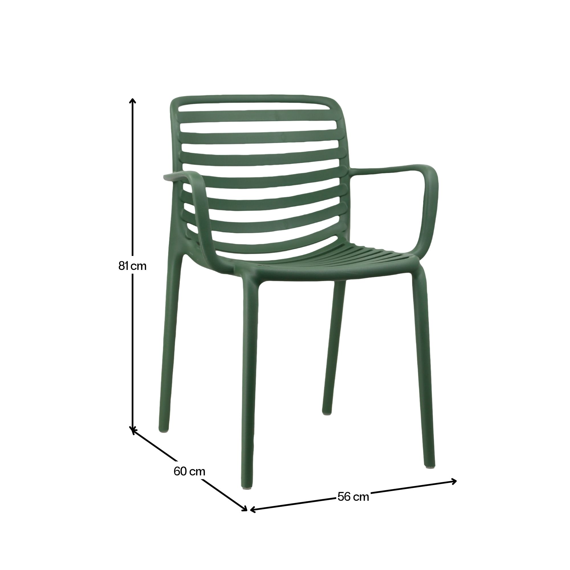 SILLA DE COMEDOR TOOTIE VERDE NIHM - 5